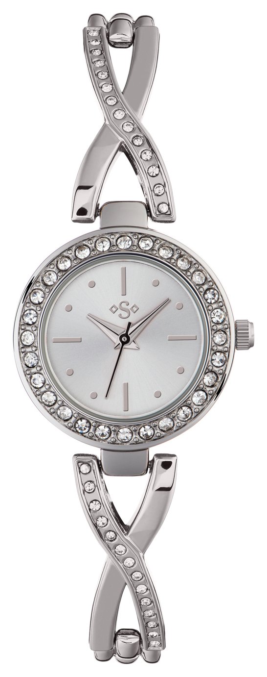 Spirit Ladies' Twist Stone Set Bracelet Watch