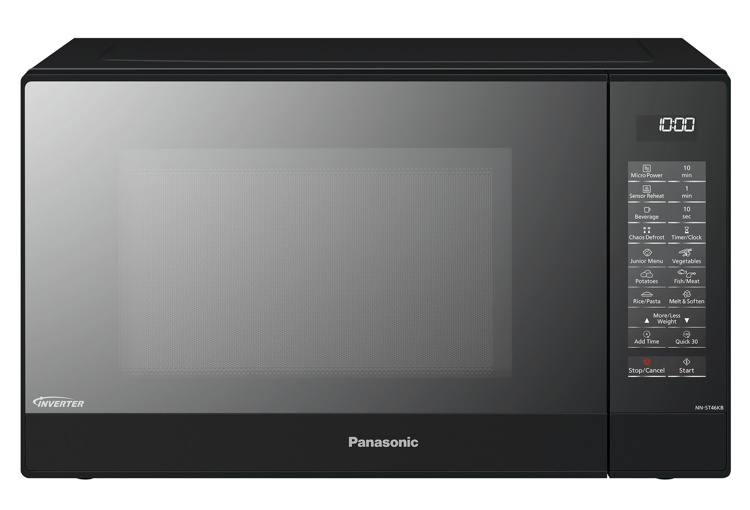 Panasonic inverter online microwave black