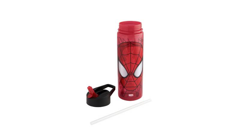  Marvel Spider-Man Stainless Steel Water Bottle with Built-In  Straw : Home & Kitchen