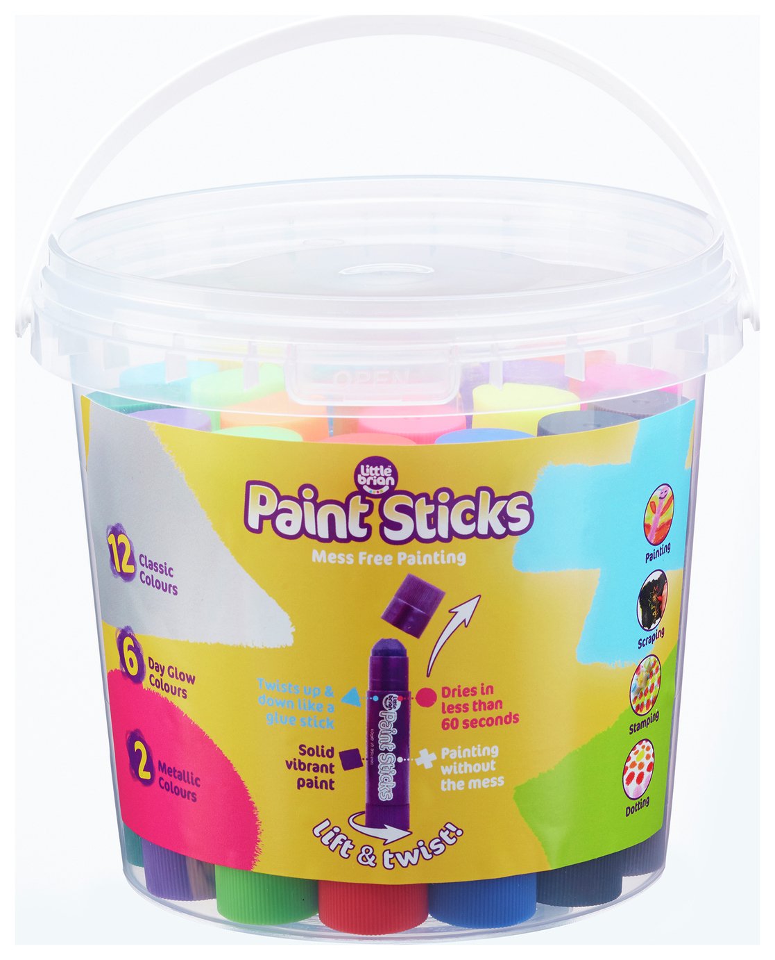 Paint Sticks 20 Assortment Bucket Review