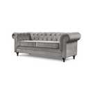 Grey chesterfield on sale sofa argos