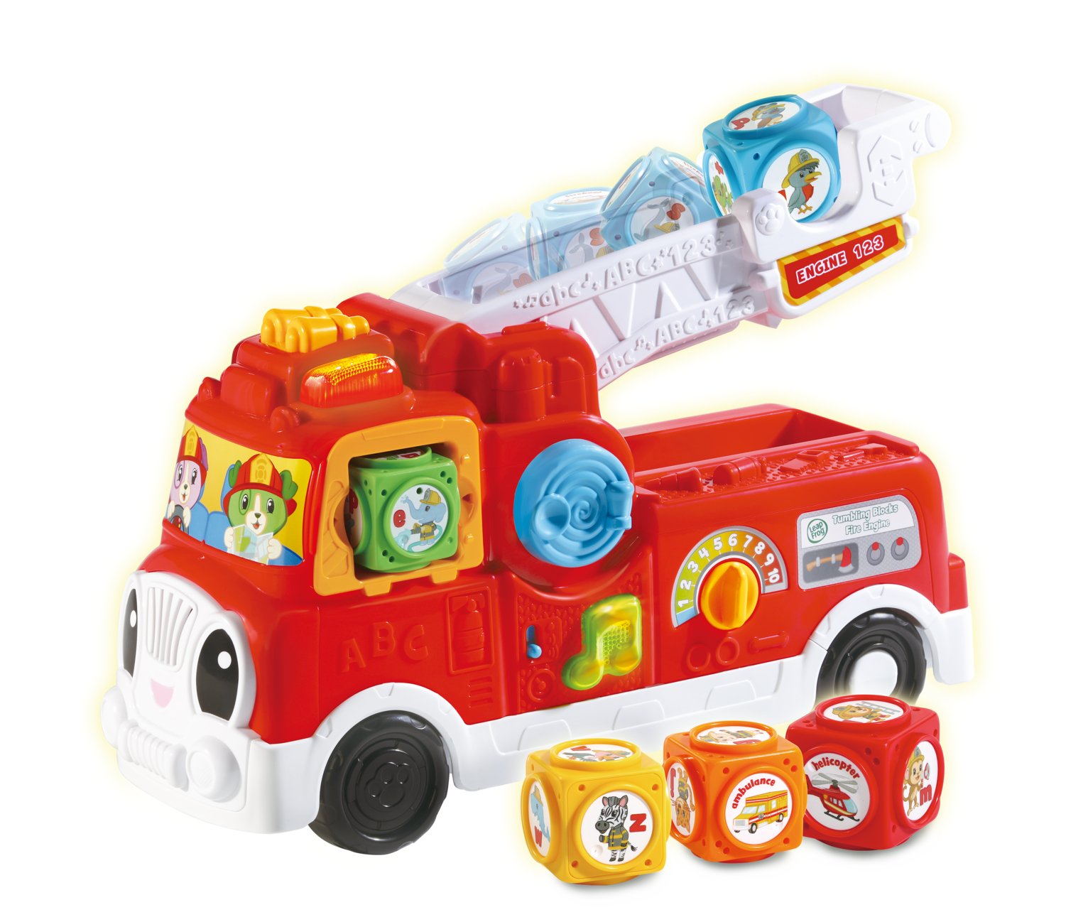 LeapFrog Tumbling Blocks Fire Engine