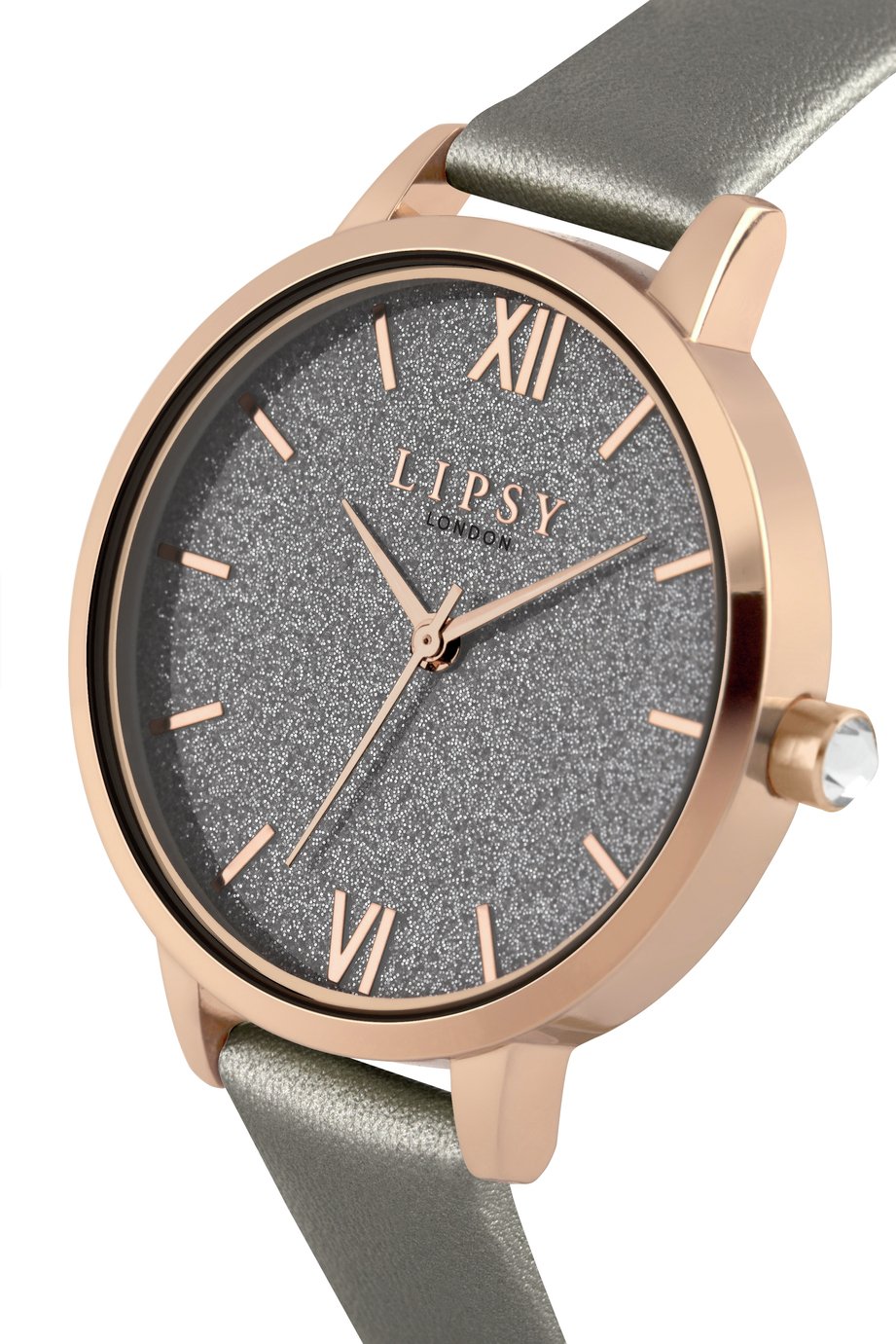 Lipsy Metallic Grey Faux Leather Strap Watch Review