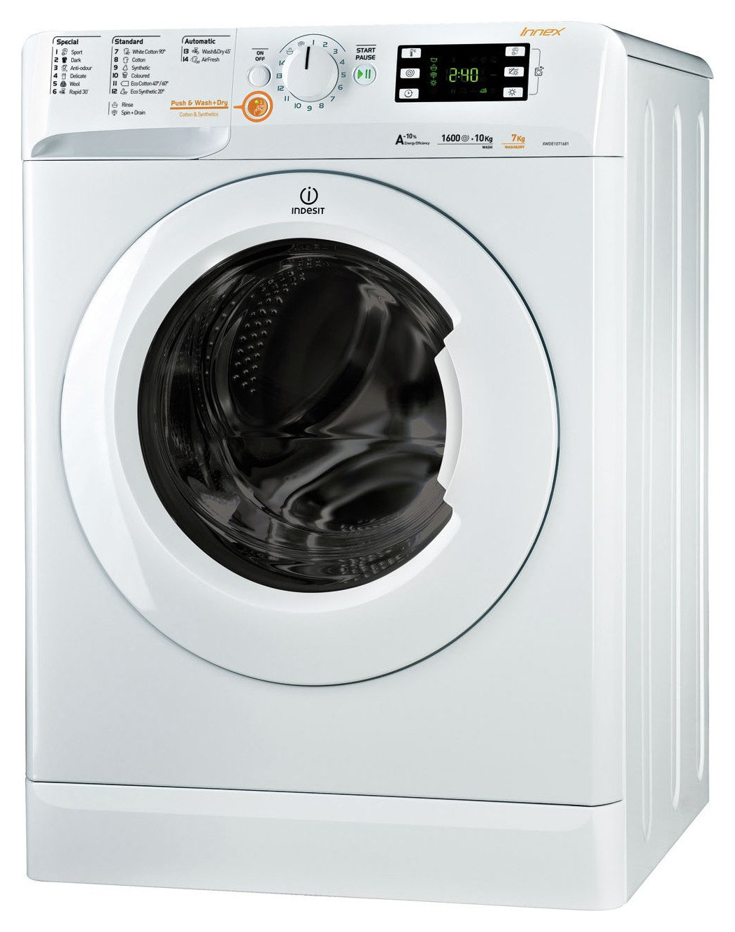 Indesit XWDE1071681X 10KG / 7KG 1600 Washer Dryer Review