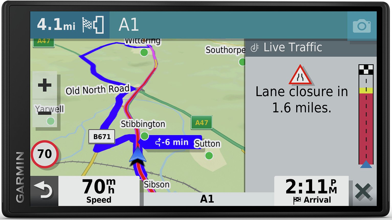 Garmin DriveSmart 55 MT-S 5.5 In Sat Nav EU Maps & Traffic