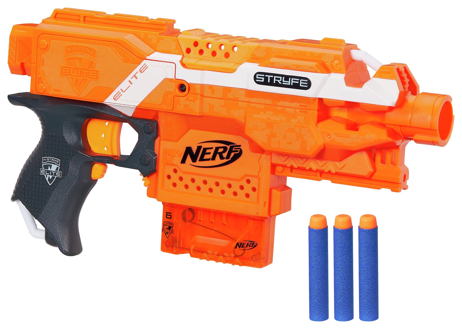 Бластеры нерф nerf. Бластер НЕРФ Элит Страйф. Игрушка-бластер Nerf "Элит Дельта Трупер". Nerf Elite Stryfe оранжевый.