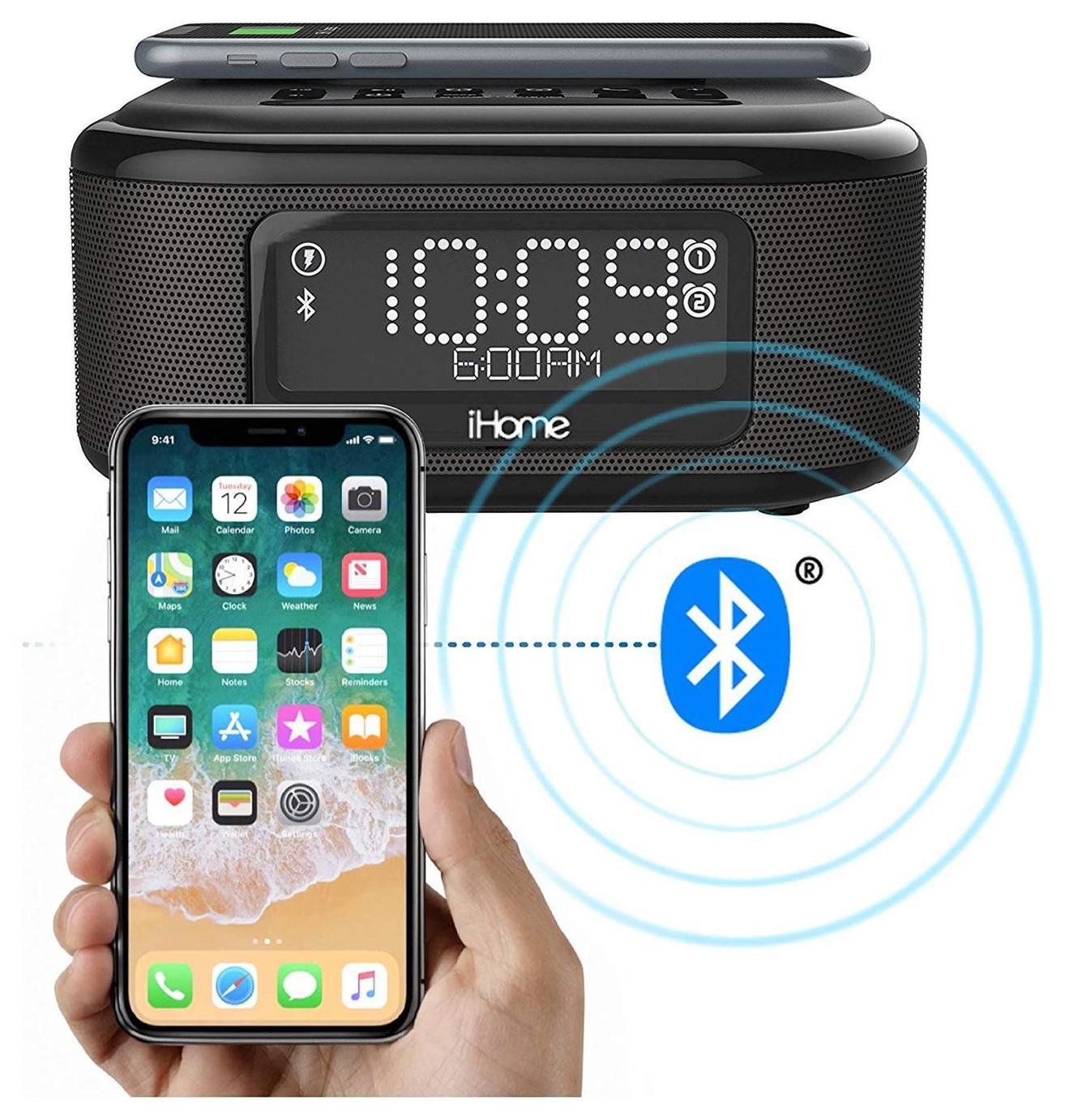 iHome Wireless Charging Bluetooth Alarm Clock Reviews