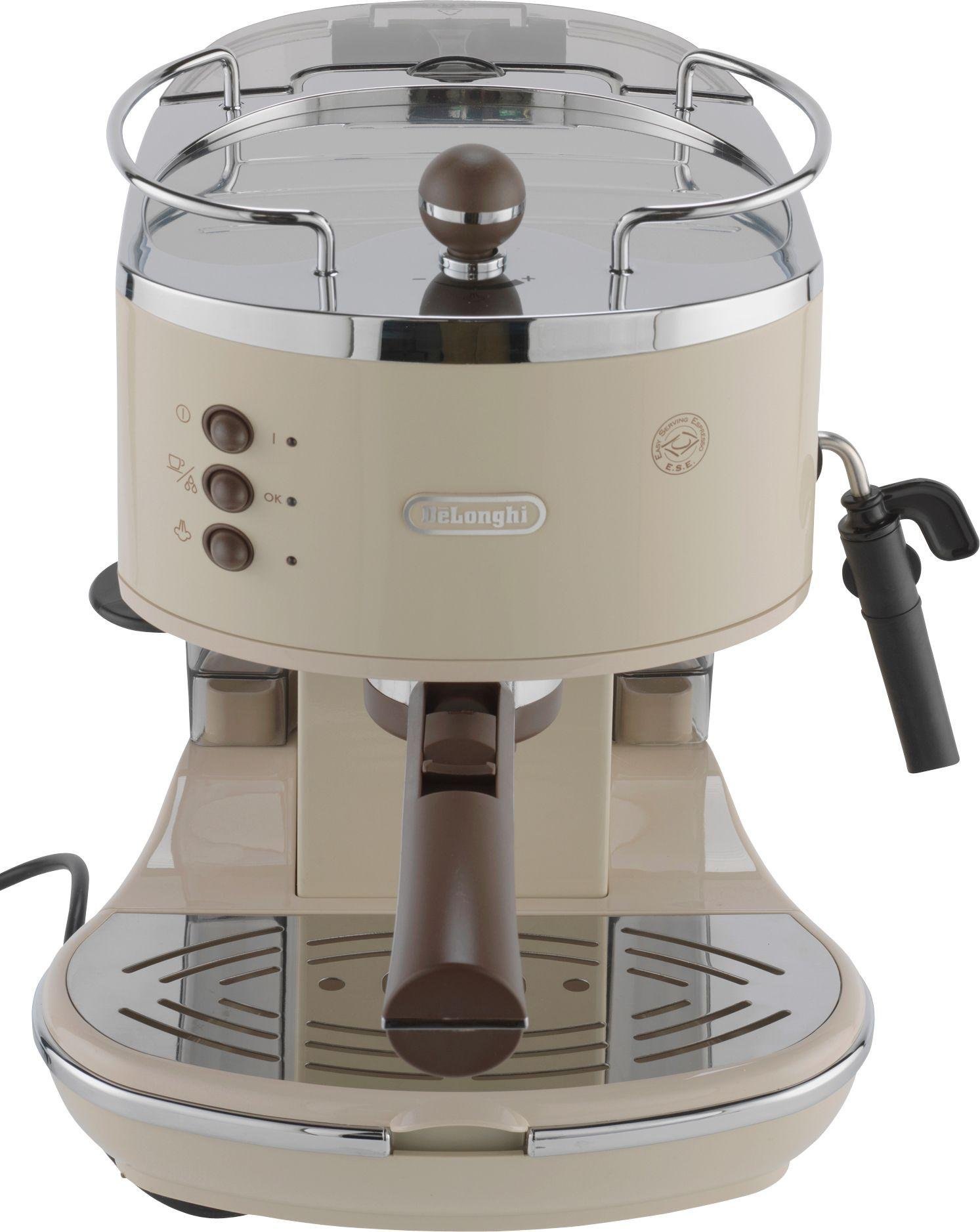 De'Longhi ECOV310BG Vintage Espresso Coffee Machine - Cream
