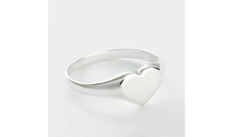 Revere Kids Sterling Silver Heart Ring - Large