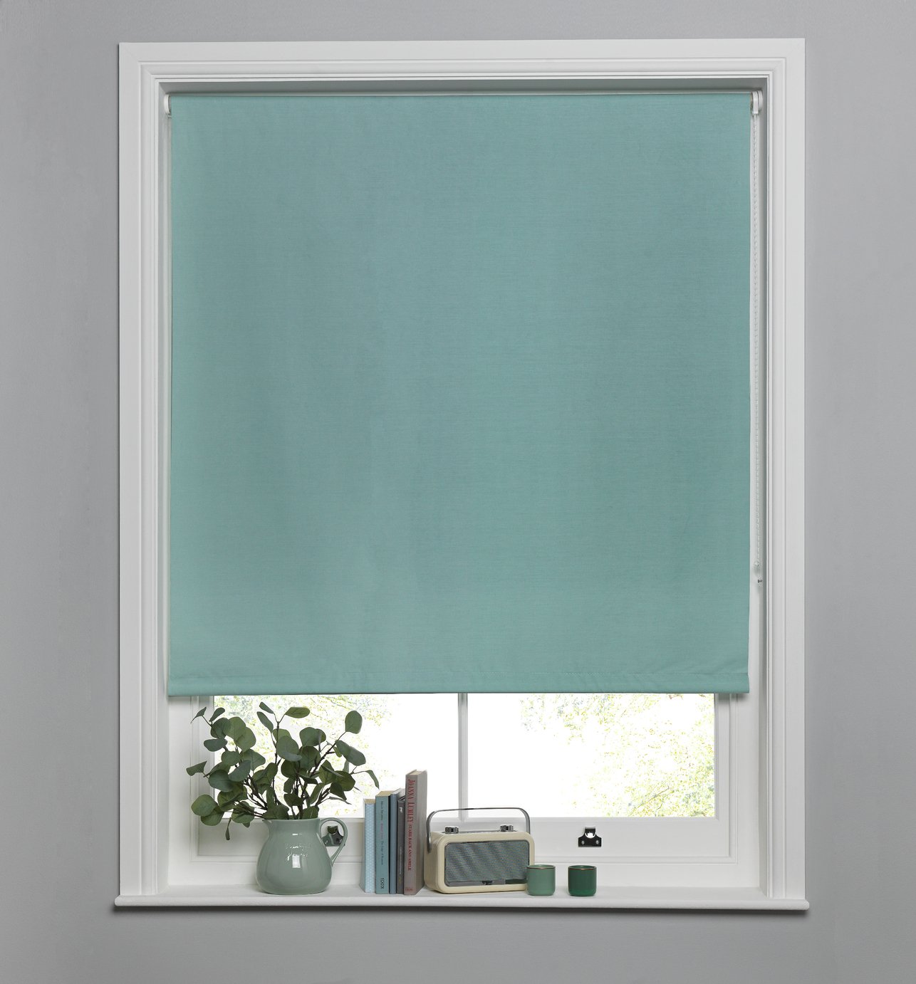 Argos Home Blackout Roller Blind - 2ft - Duck Egg