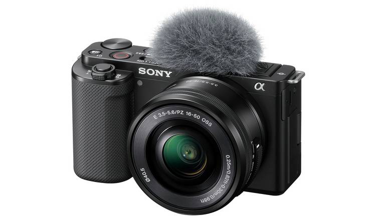 Buy Sony Alpha ZVE10L 24.2MP Vlog Camera With Lens Kit-Black