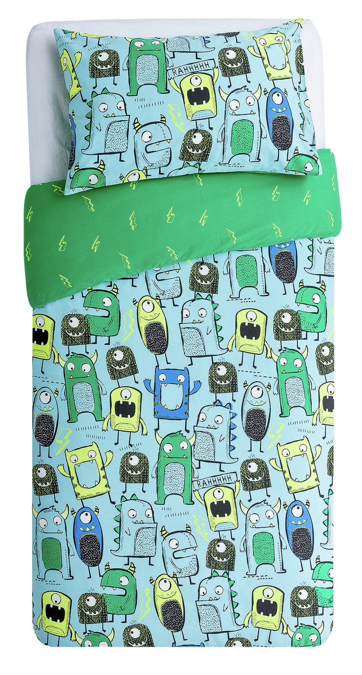 Argos Home Little Monsters Bedding Set - Toddler