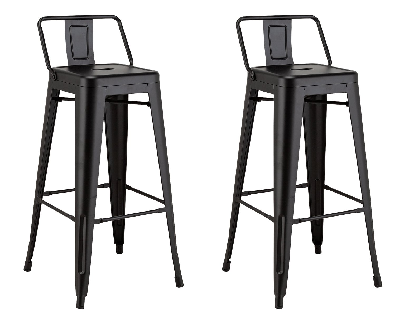 Argos Home Industrial Pair of Metal Bar Stools Review