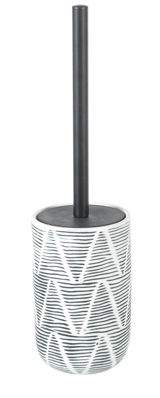 grey toilet brush