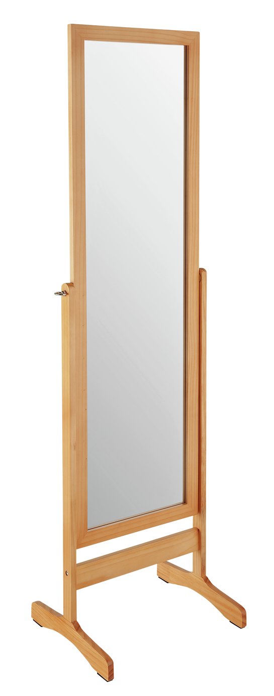 Argos Home Free Standing Cheval Mirror - Oak