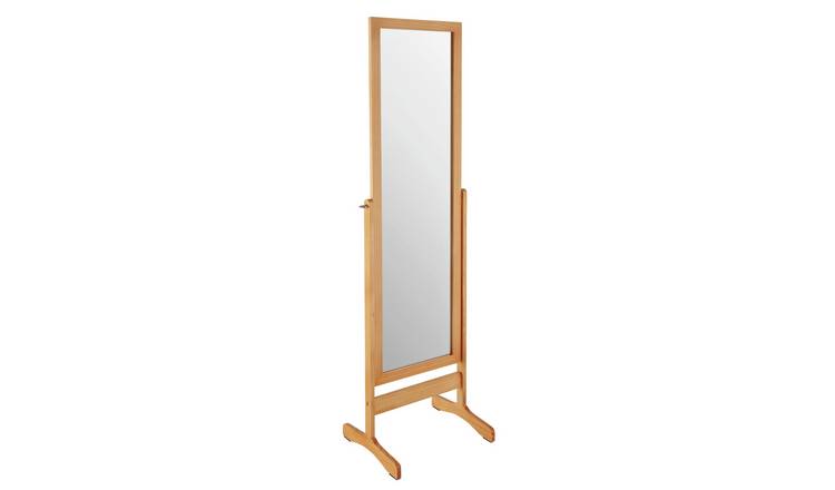 Buy Argos Home Free Standing Cheval Mirror Oak Freestanding