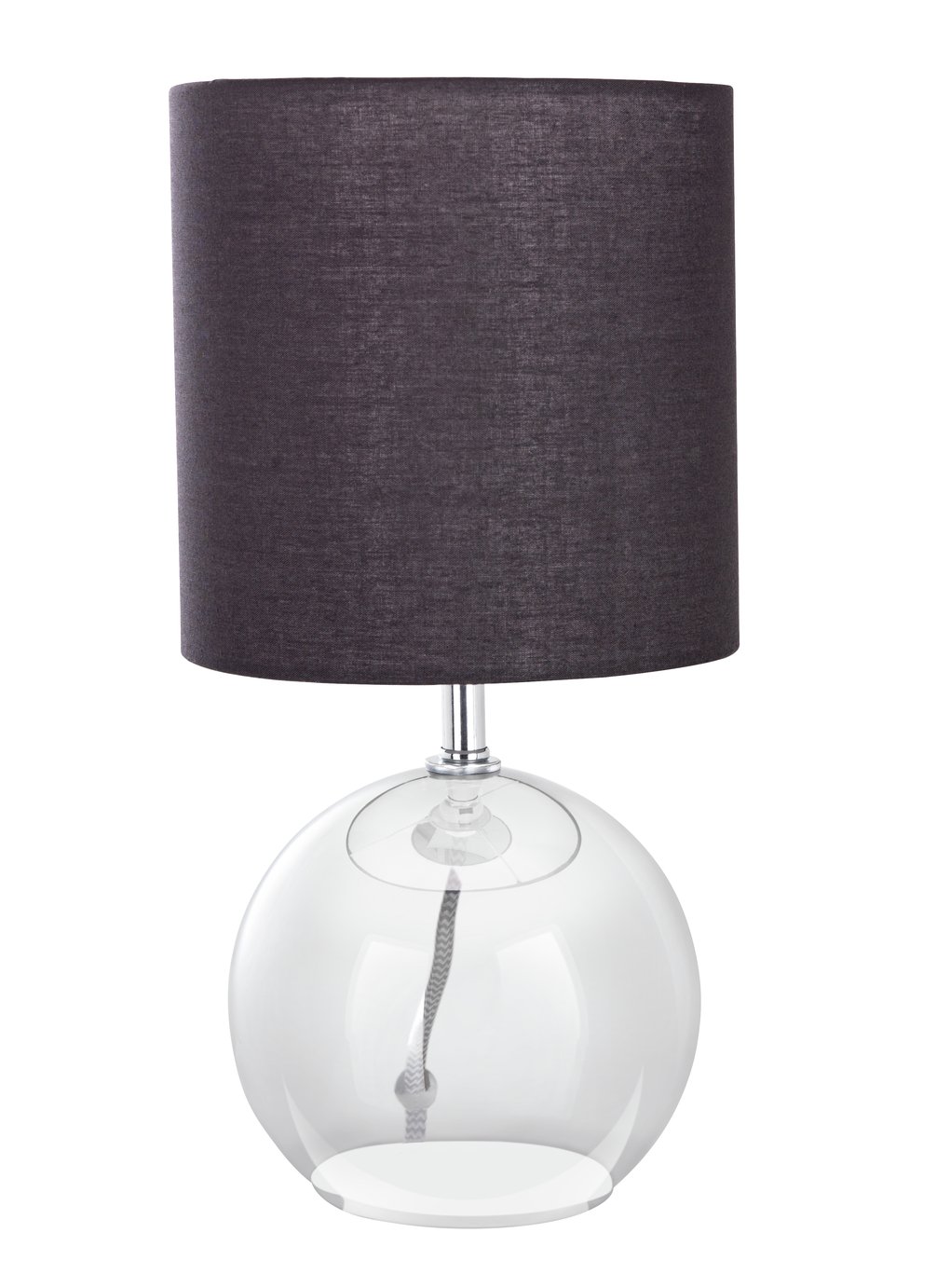 Argos Home Smokey Glass Table Lamp