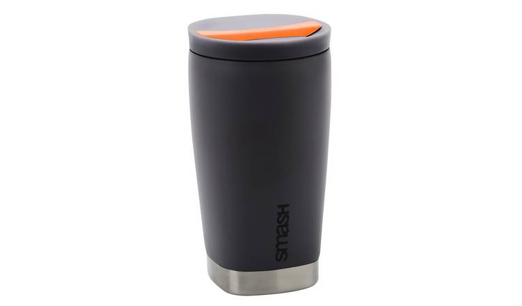 Smash Soft Touch Black And Orange Coffee Flask - 350ml 