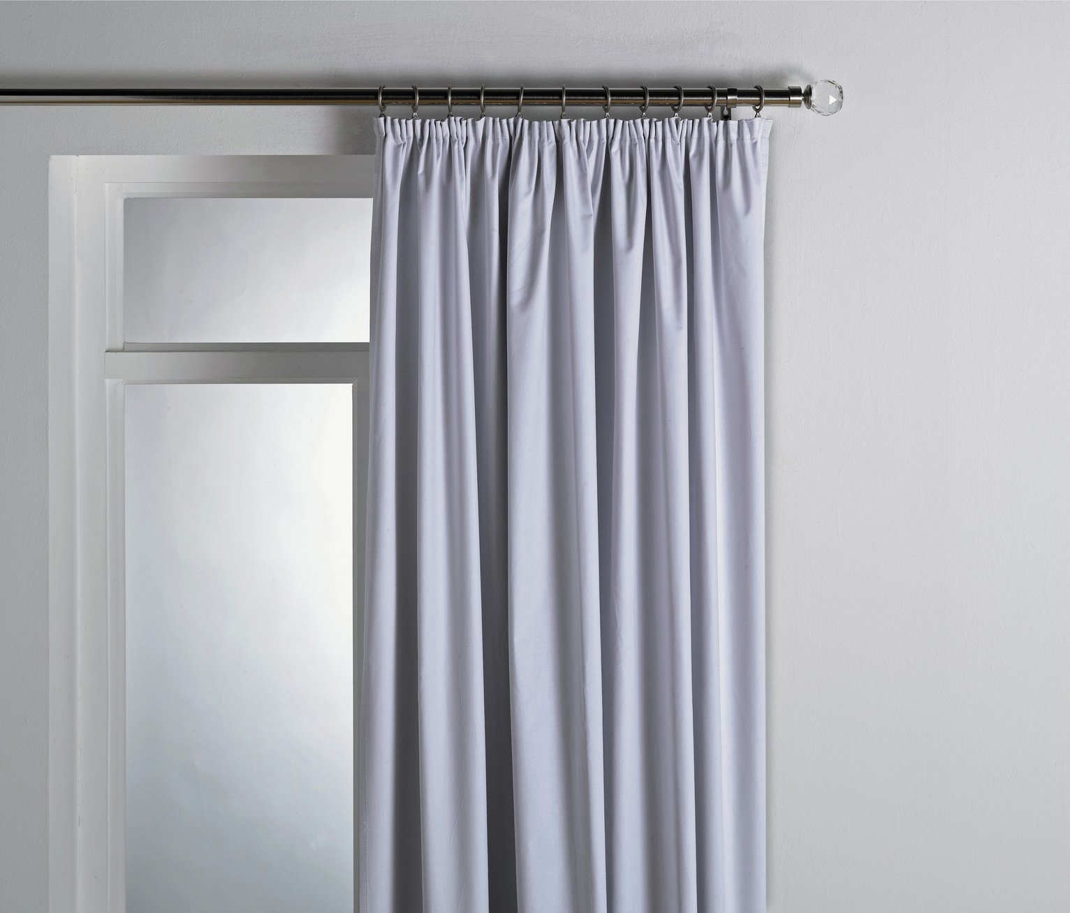 Argos Home Pleat Top Blackout Curtain Lining 168x178cm White