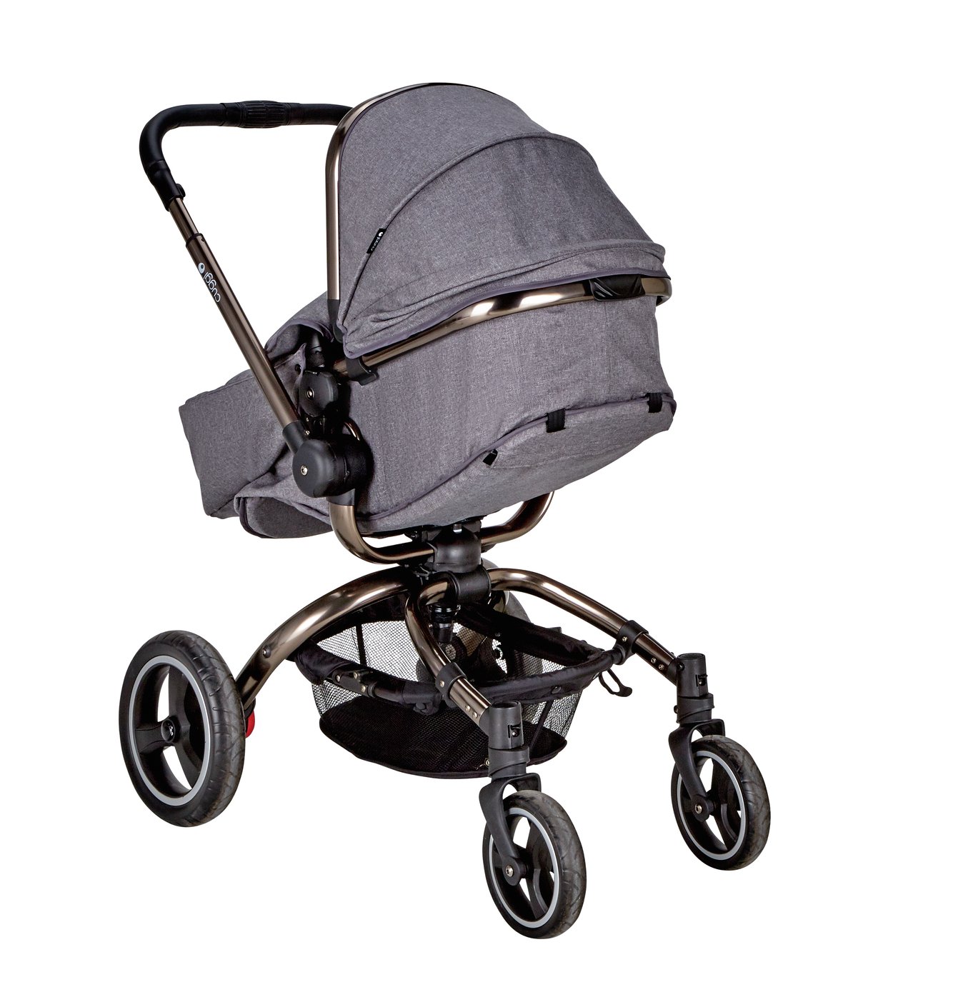 cuggl beech pushchair folded