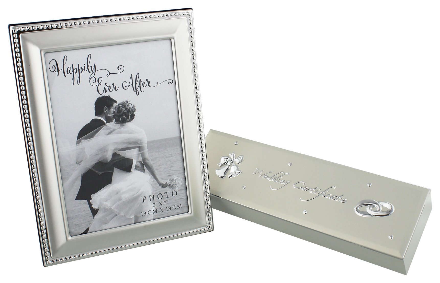 Happily Ever After Silver Plated Frame/Certificate Holder