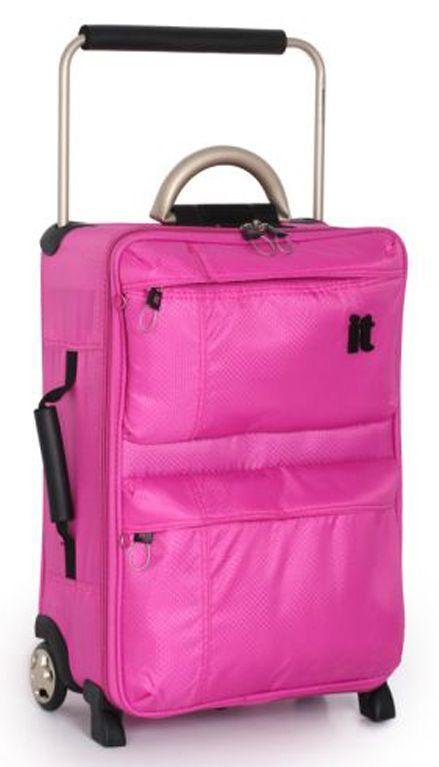 IT World's Lightest 2 Wheel Suitcase - Pink