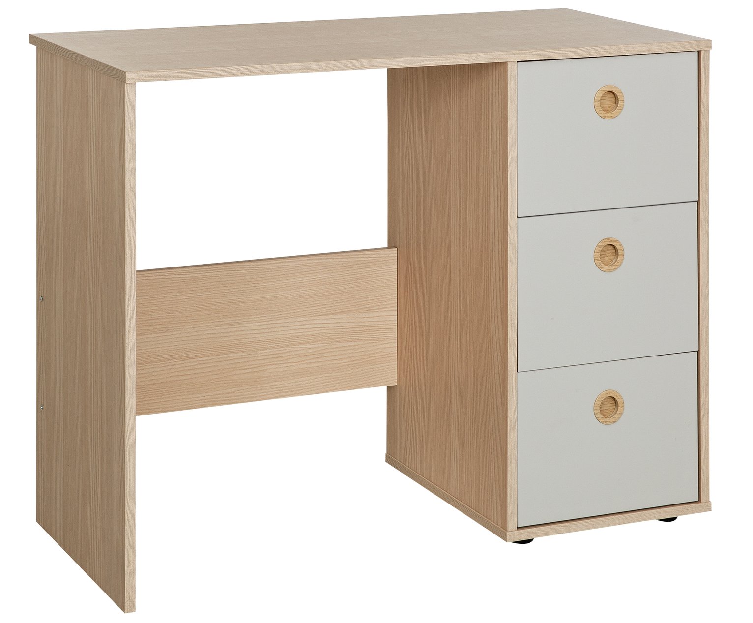 Argos Home Camden Grey & Acacia Desk review