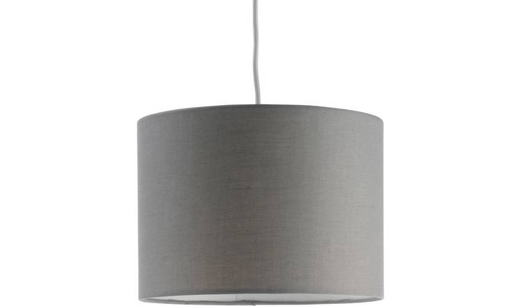 Buy Argos Home Flint Grey Drum Shade Lamp Shades Argos