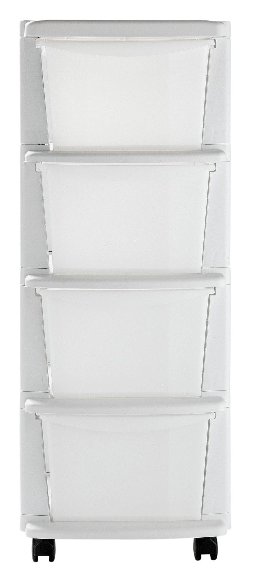 Argos Home 4 Drawer White Plastic Tower Storage Unit Reviews