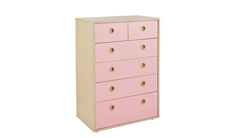 Buy Argos Home Kids Camden 4 2 Chest of Drawers Pink Acacia Kids chest of drawers Argos