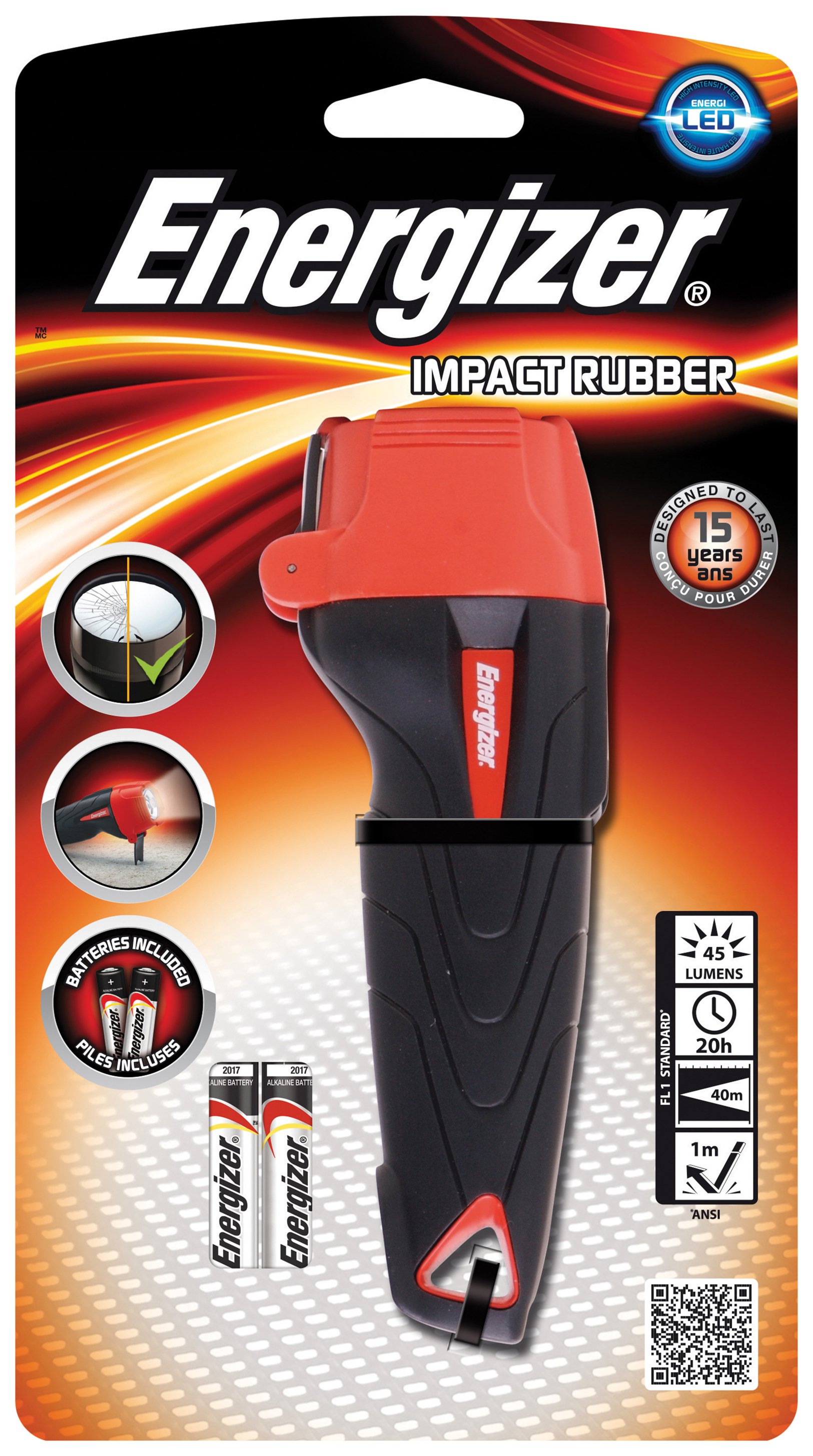 Energizer rugged impact led torch