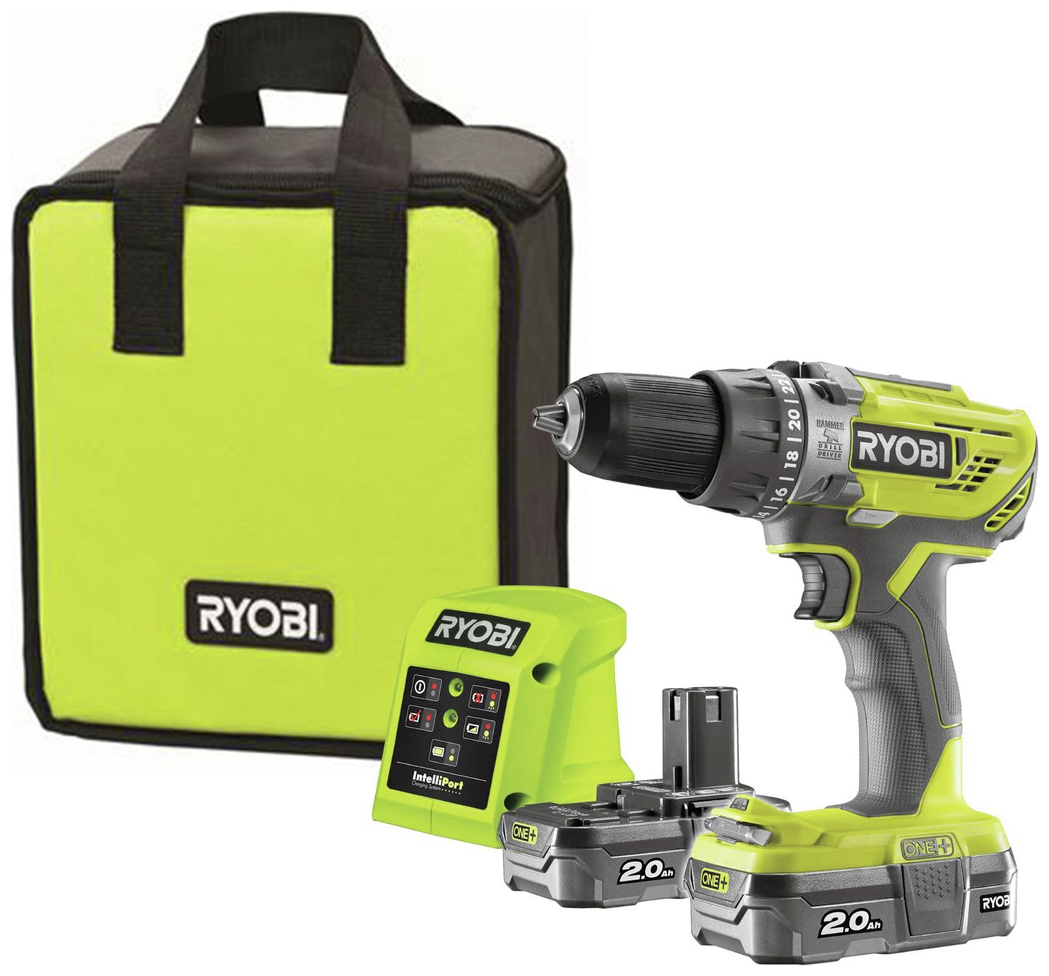 Ryobi ONE+ 2Ah Cordless Combi Drill with 2 Batteries Review