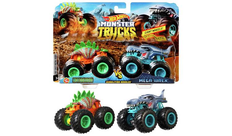 Hot Wheels Monster Trucks 1:64 Scale Mix 7 (G) Case of 8 Vehicles