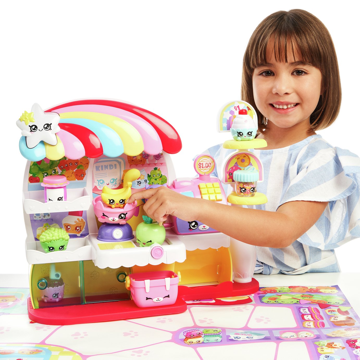 Kindi Kids Kitty Petkin Supermarket with Playmat Review