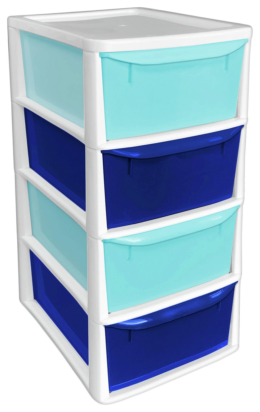 Argos Home Blue 4 Drawer Tower Storage Unit Reviews