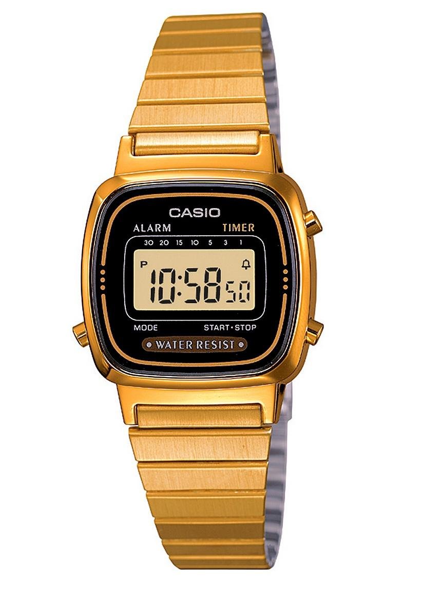 Casio Ladies Gold Coloured Stainless Steel Bracelet Watch