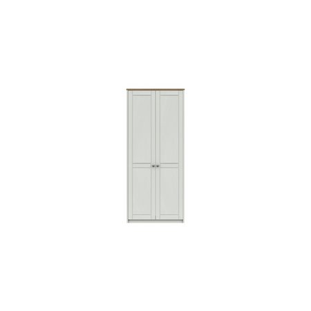 Kielder 2 Door Wardrobe - White