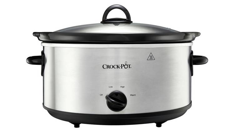 Buy Crockpot 5.6L Slow Cooker - Stainless Steel, Slow cookers