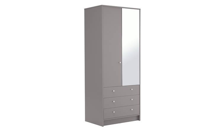 Argos double wardrobe with shop drawers