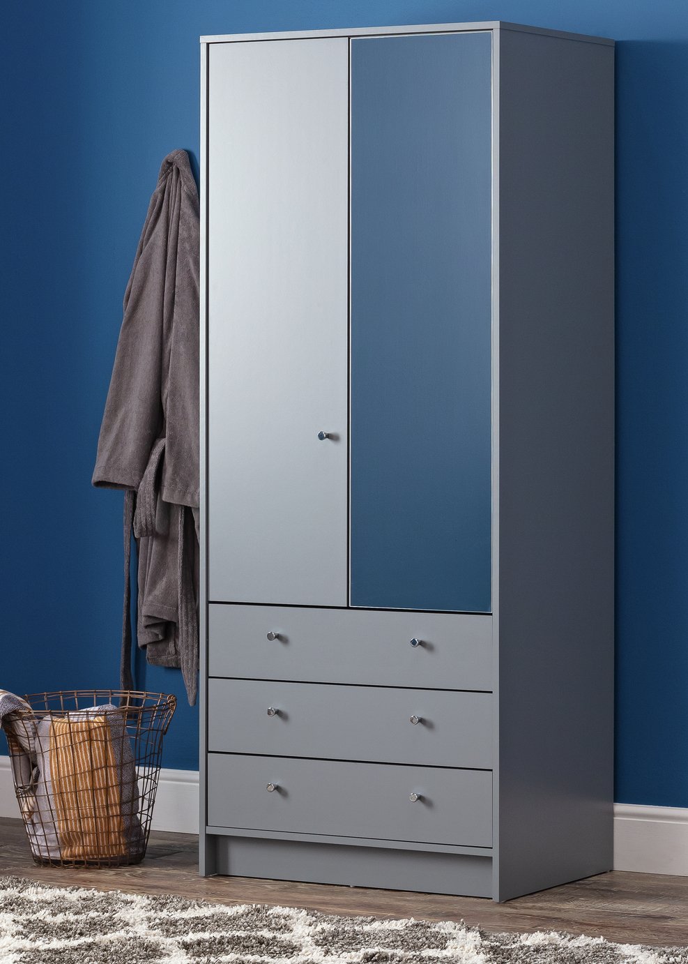 Argos Home Malibu 2 Door 3 Drawer Mirror Wardrobe Reviews Updated