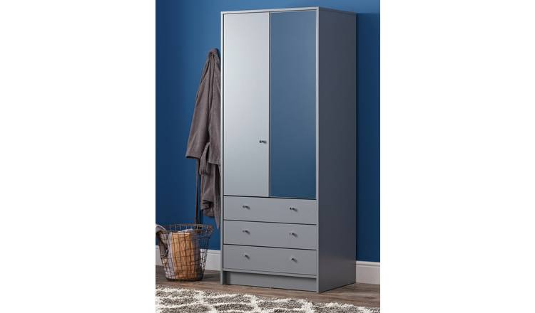 Argos malibu outlet grey wardrobe