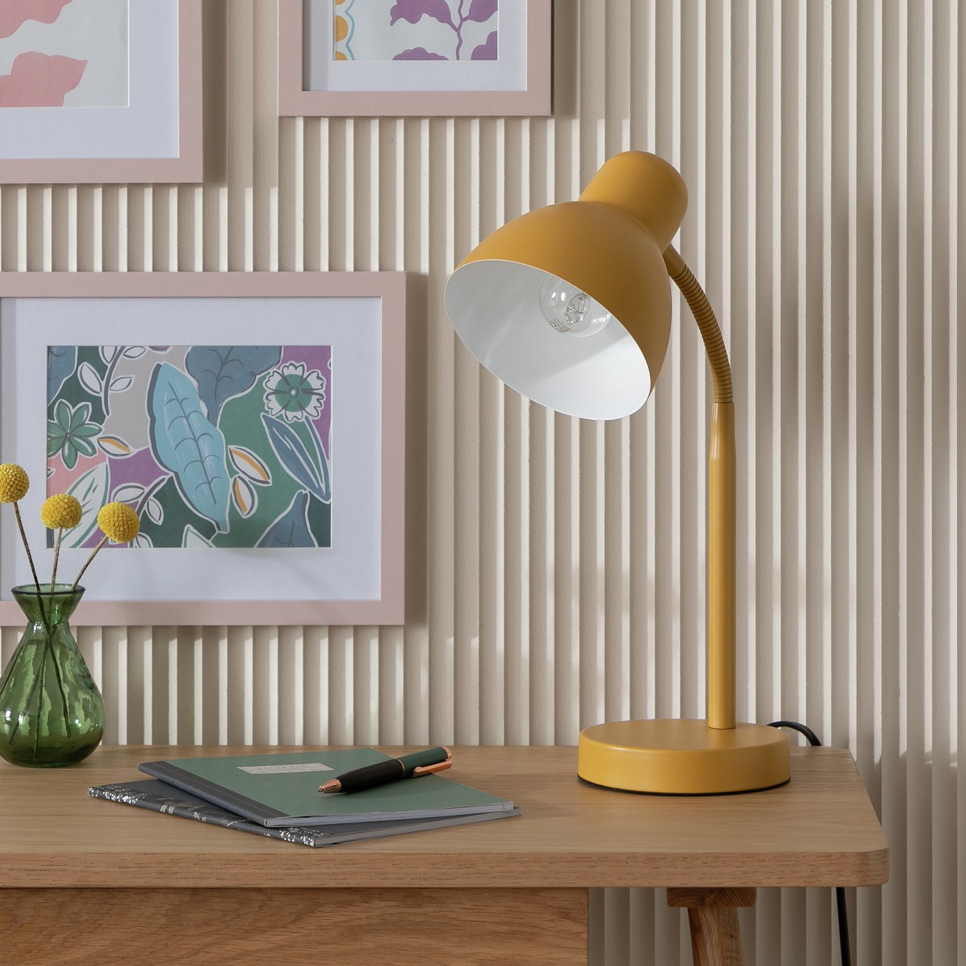 Argos Home Desk Lamp - Mustard