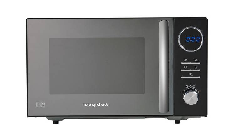 Morphy Richards 800W Microwave with Grill - Black