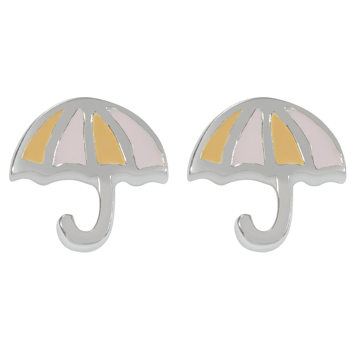Revere Sterling Silver Enamel Umbrella Stud Earrings Review