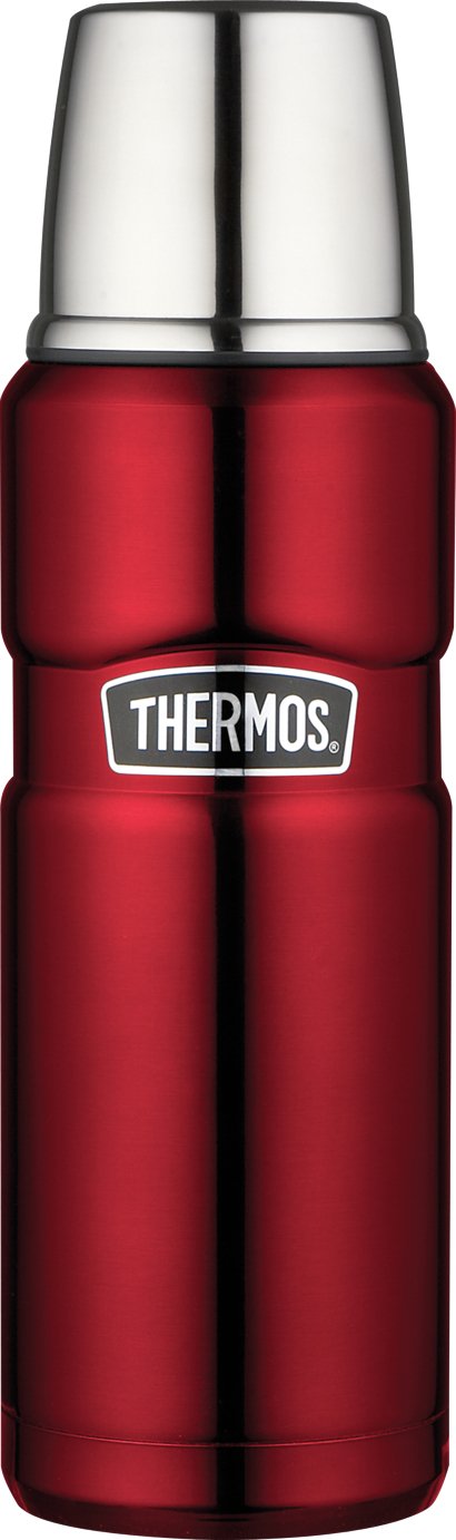 Thermos Stainless King Red Flask - 470ml