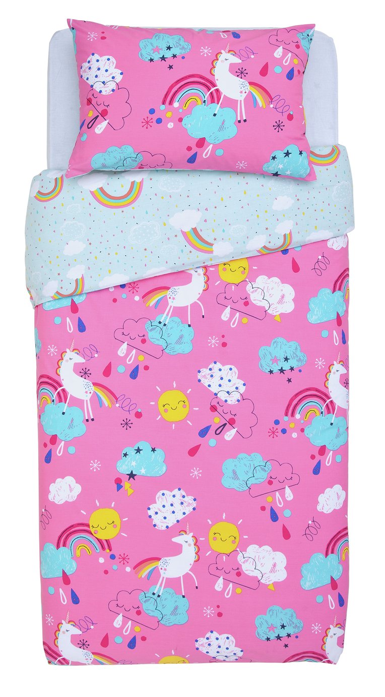 Argos Home Unicorn Bedding Set - Toddler