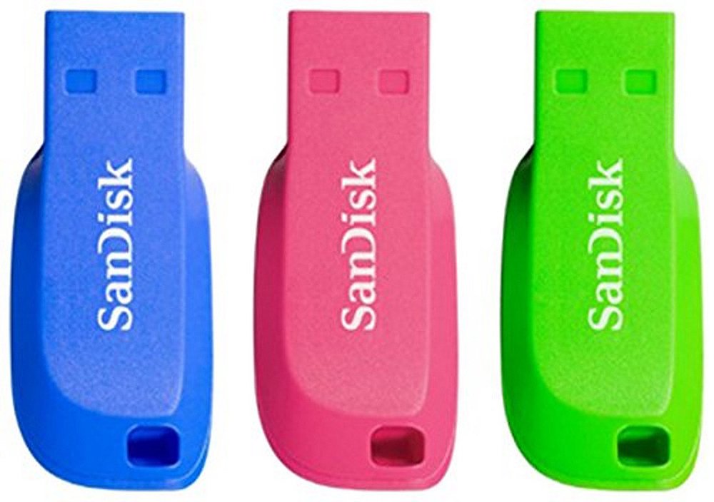 SanDisk Cruzer Blade USB 2.0 Flash Drive Pack of 3 Review