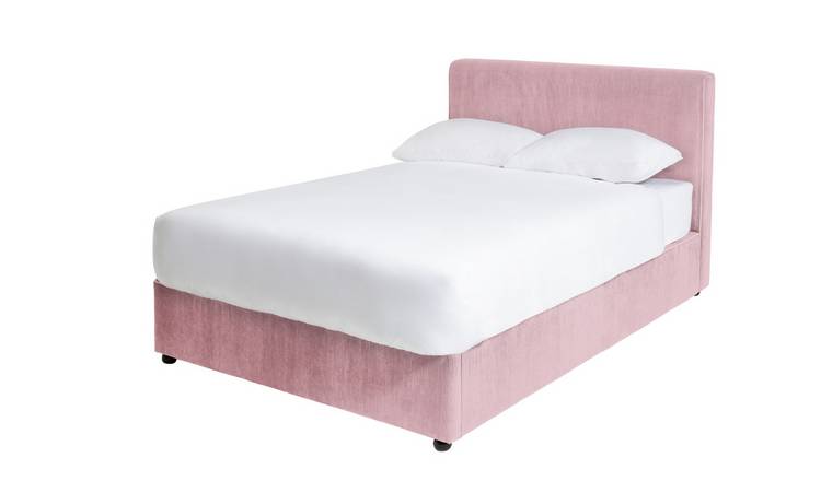 Habitat Tristan Ottoman Double Bed Frame - Pink