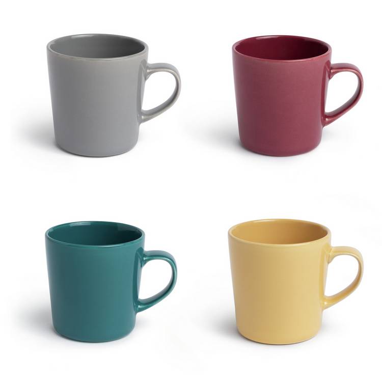 Habitat Colour Glaze set of 4 Mugs 0