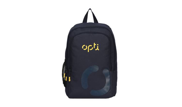 Buy Opti Hacker Backpack Navy Yellow Backpacks Argos